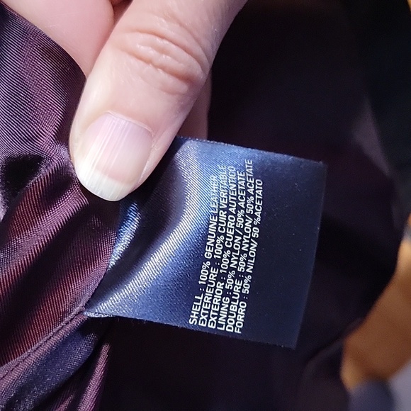 Vintage Liz Claiborne Ladies Leather Jacket - Picture 4 of 6